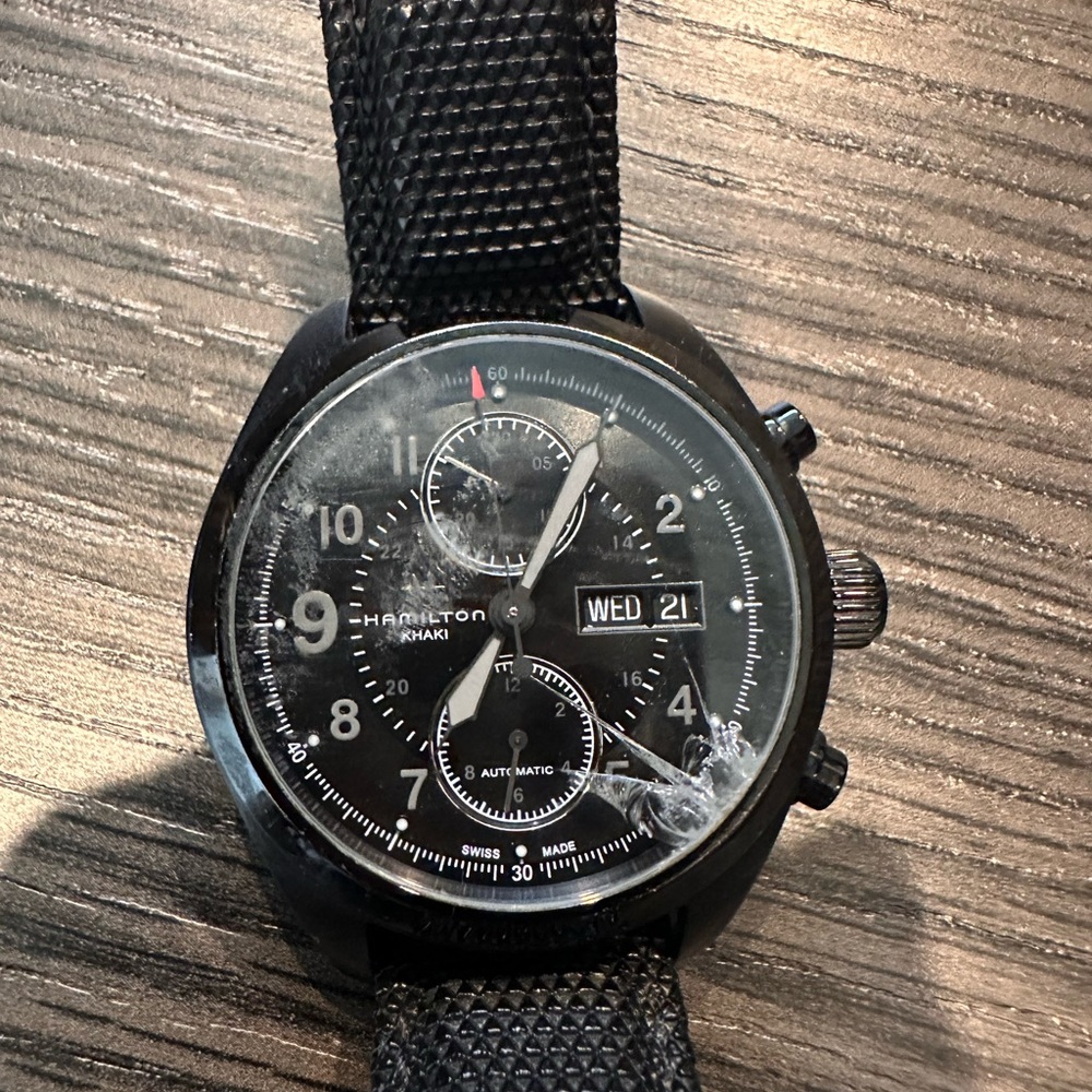 Hamilton Black Dial Men's Watch